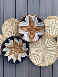 Moon’s Unique Set of 7 African Baskets 7.5”-12” Wall Baskets Set