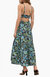 Faye Midi Dress In Blue/ Green Multi