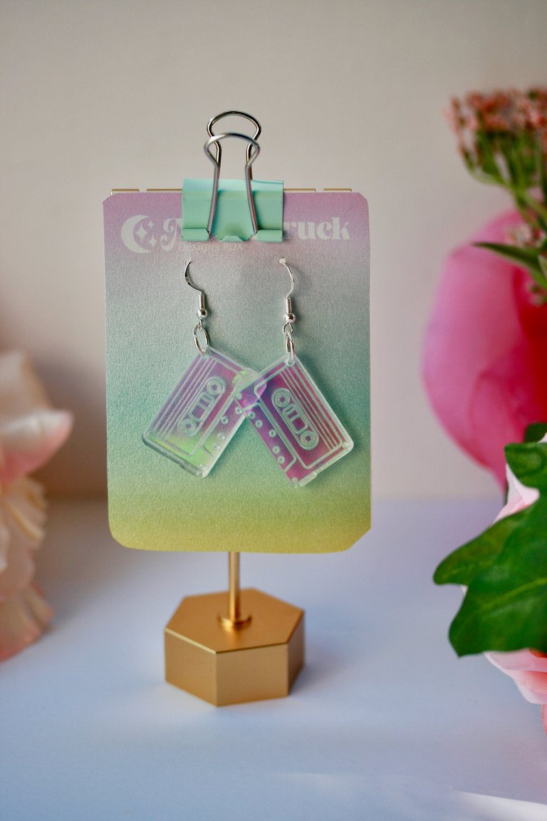 Tape Cassette Earrings