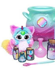 Magic Mixies Magical Misting Cauldron with Exclusive Interactive 8 inch Rainbow Plush Toy and 50+ Sounds