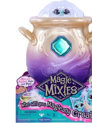 Magic Mixies Magical Misting Cauldron with Interactive 8 inch Blue Plush Toy and 50+ Sounds and Reactions