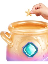 Magic Mixies Magical Misting Cauldron with Interactive 8 inch Blue Plush Toy and 50+ Sounds and Reactions