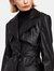 Boy Faux Leather Coat