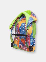 City Collection - New York- Backpack with Detachable Hood - Water-repellent