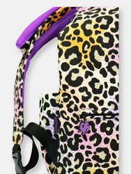 Ombre Cheetah - Kids Backpack with Detachable Hood- Water-Repellent