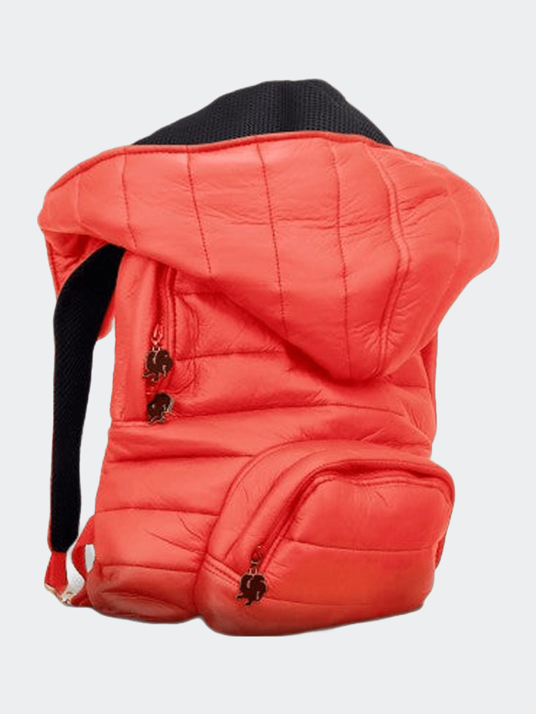 Puffer Series - Hooded Backpack - Waterproof - Carrot