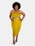 Saffron Modal Capsule Dress