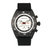 M53 Series Chronograph Fiber-Weaved Leather-Band Watch W/Date - Black/Silver