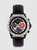 M88 Series 45mm Leather Watch - Black/Silver