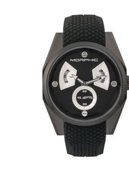 Morphic M34 Series Men's Watch w/ Day/Date - Black/Silver