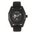 Morphic M46 Series Leather-Band Men's Watch w/Date - Black