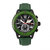 Morphic M51 Series Chronograph Leather-Band Watch w/Date - Black/Green