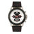 Morphic M57 Series Chronograph Leather-Band Watch - Silver/Black