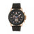 Morphic M57 Series Chronograph Leather-Band Watch - Rose Gold/Black