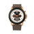 Morphic M57 Series Chronograph Leather-Band Watch - Rose Gold/Grey