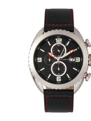 Morphic M64 Series Chronograph Leather-Band Watch w/ Date