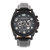 Morphic M73 Series Chronograph Leather-Band Watch - Black