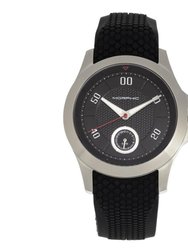 Morphic M80 Series Bracelet Watch w/Date - Silver/Black - Strap
