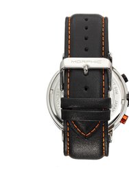 Morphic M91 Series Chronograph Leather-Band Watch w/Date