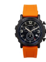 Morphic M93 Series Chronograph Strap Watch w/Date - Orange