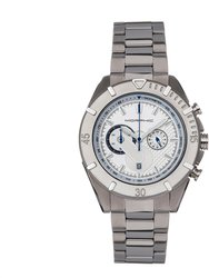 Morphic M94 Series Chronograph Bracelet Watch w/Date - White