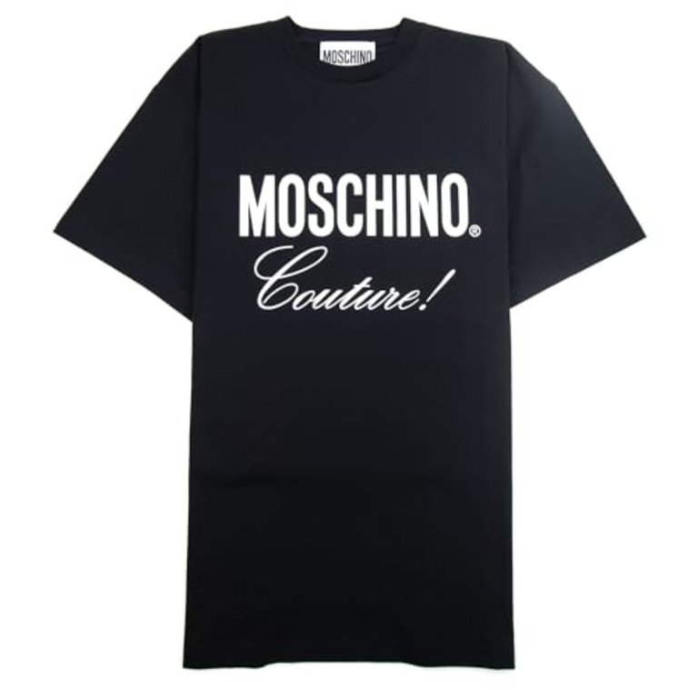 Men's Navy Blue Script Logo Short Sleeve T-Shirt - Navy Blue