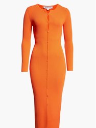Ambra Long Dress - Orange