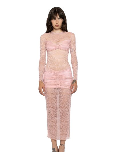 Mother Of All Ellie Lace Midi Dress - Baby Pink product