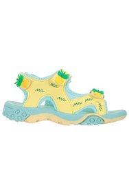 Childrens/Kids Seaside Beach Sandals - Yellow