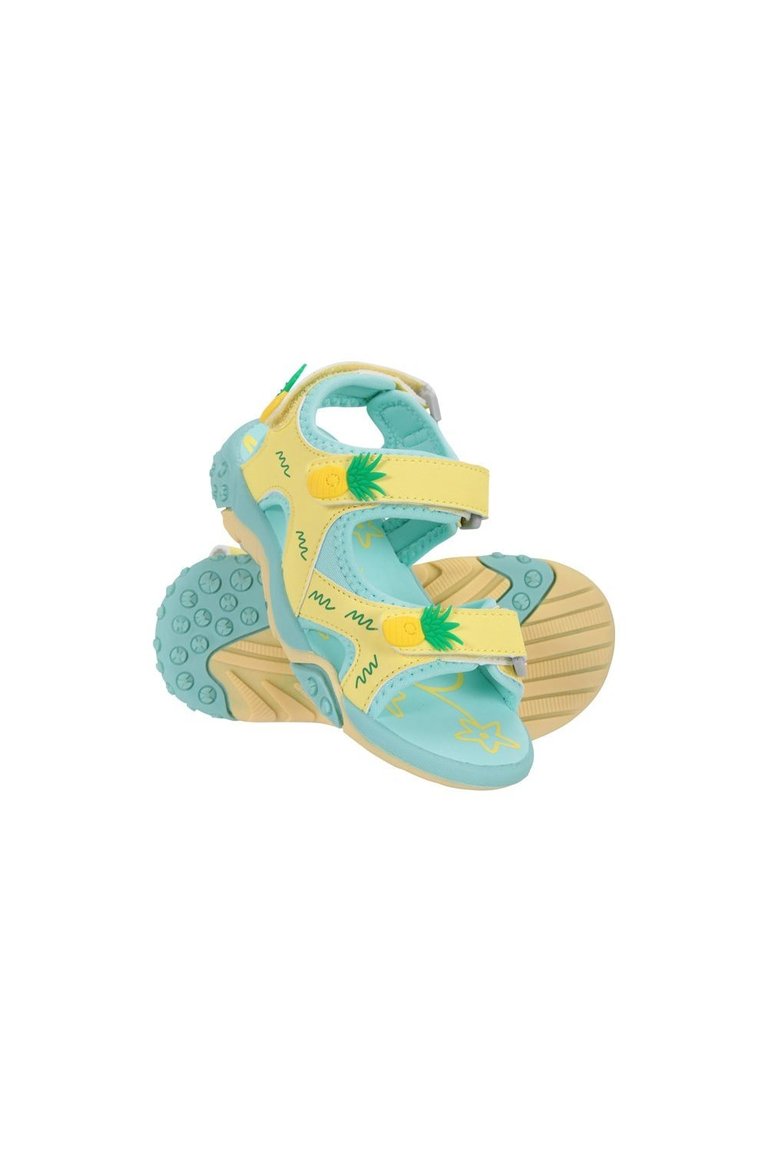 Childrens/Kids Seaside Beach Sandals - Yellow - Yellow