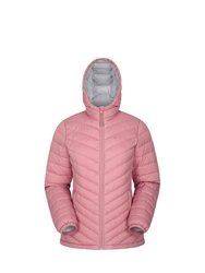 Ladies Seasons Padded Jacket - Pink - Pink