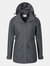 Ladies Shore Textured Waterproof Jacket - Gray