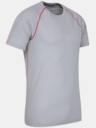 Mens Aero II Short-Sleeved T-Shirt - Light Grey