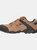 Mens Curlews Waterproof Suede Walking Shoes - Dark Beige