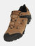 Mens Curlews Waterproof Suede Walking Shoes - Dark Beige - Dark Beige