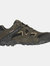 Mens Curlews Waterproof Suede Walking Shoes - Khaki