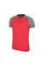 Mens Endurance Breathable T-Shirt - Red/Gray