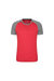 Mens Endurance Breathable T-Shirt - Red/Gray - Red/Gray