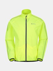 Mens Force Reflective Water Resistant Jacket - Yellow