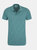 Mens Hasst Marl Polo T-Shirt - Teal