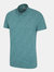 Mens Hasst Marl Polo T-Shirt - Teal