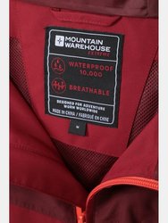 Mountain Warehouse Mens Brisk Extreme Waterproof Jacket - Red