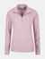 Mountain Warehouse Womens/Ladies Camber Half Zip Fleece Top - Light Pink