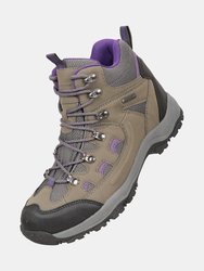 Womens/Ladies Adventurer Walking Boots - Light Grey - Light Grey