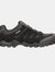 Womens/Ladies Belfour Suede Outdoor Walking Shoes - Black