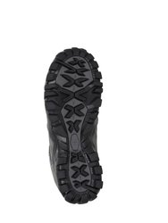 Womens/Ladies Belfour Suede Outdoor Walking Shoes - Gray