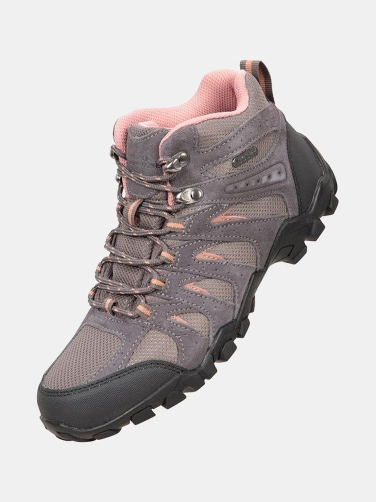 Womens/Ladies Belfour Suede Walking Boots- Gray - Gray