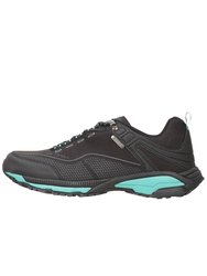 Womens/Ladies Collie Waterproof Walking Shoes - Black