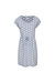 Womens/Ladies Mykonos Flower Casual Dress - Blue