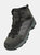 Womens/Ladies Rapid Waterproof Suede Walking Boots - Black - Black